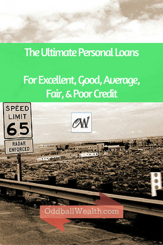 The Best Personal Loans and lending rates for any type of credit