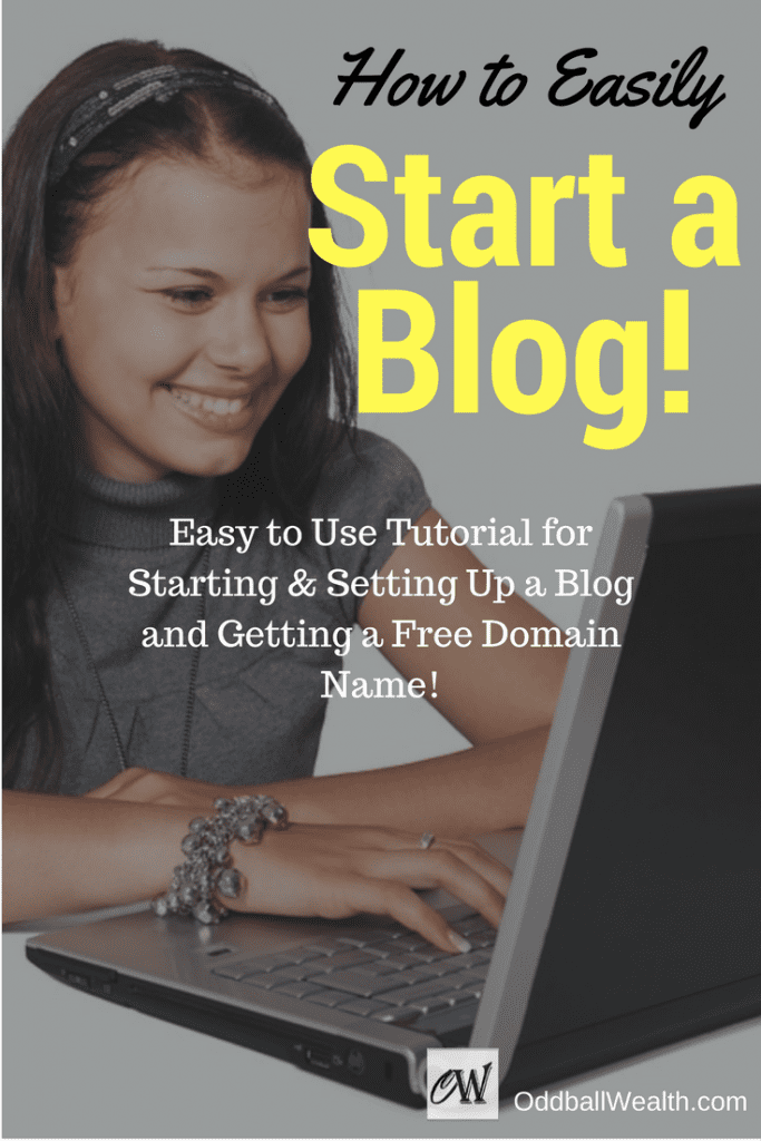 How to Start a Blog. Easy to Use Tutorial for Starting & Setting Up a Blog and Getting a Free Domain Name!