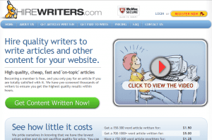 Hire Writers to Write Articles and Other Content