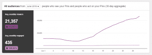 Pinterest Audience for June