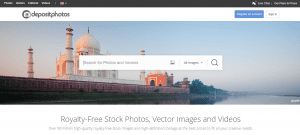 DepositPhotos Home Page. How to make money selling photos online
