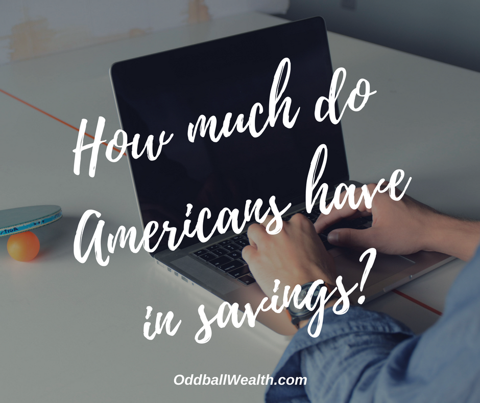 How much do Americans have in savings?