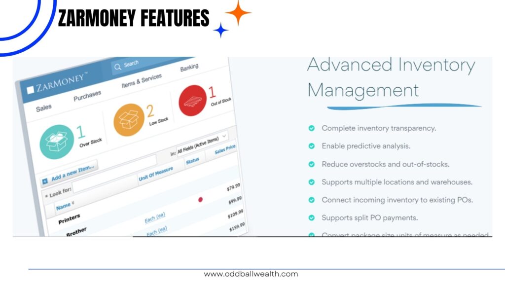ZarMoney Features: Advanced Management