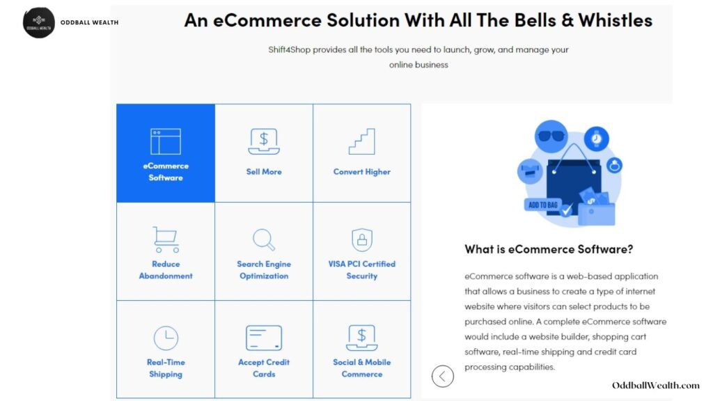 Shift4Shop is an all-in-one ecommerce solution.