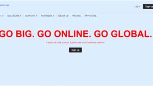 Shoplazza Home Page