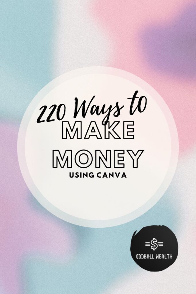 220 Ways to Make Money Online Using Canva