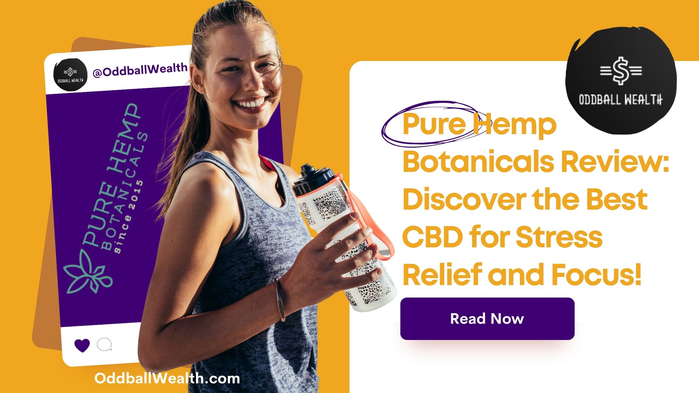 Pure Hemp Botanicals Review of CBD for Stress Relief and Focus