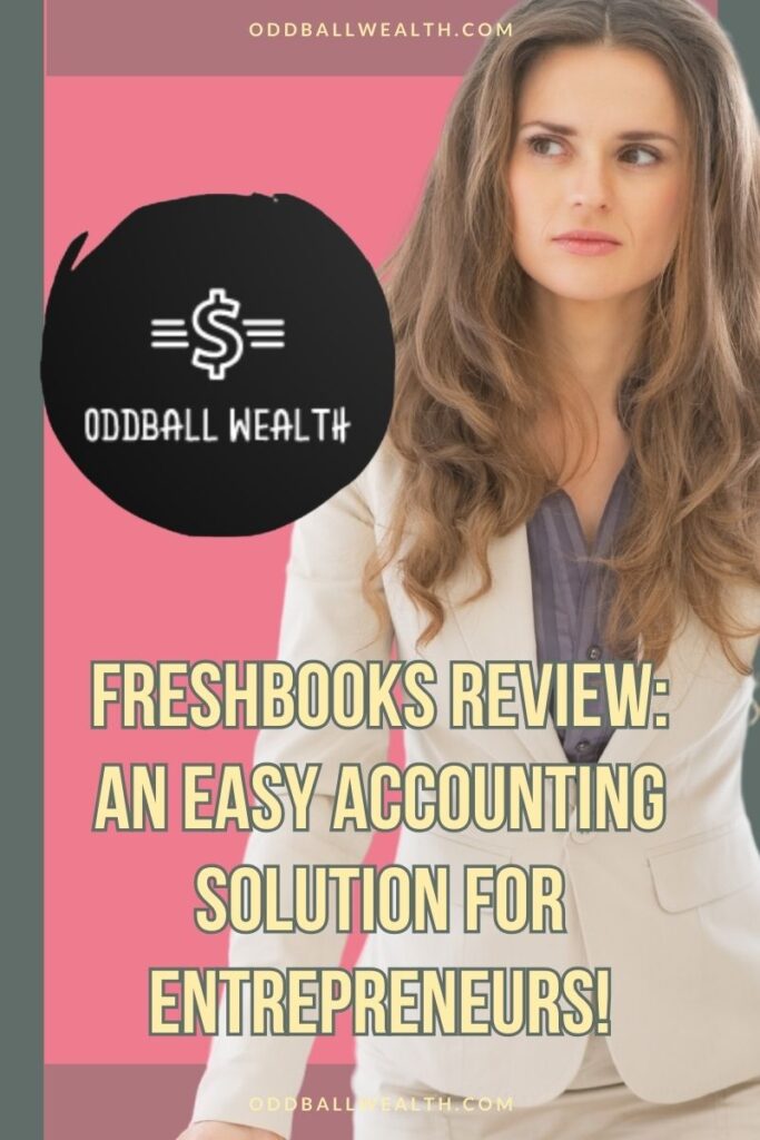 Small business owner using FreshBooks on tablet