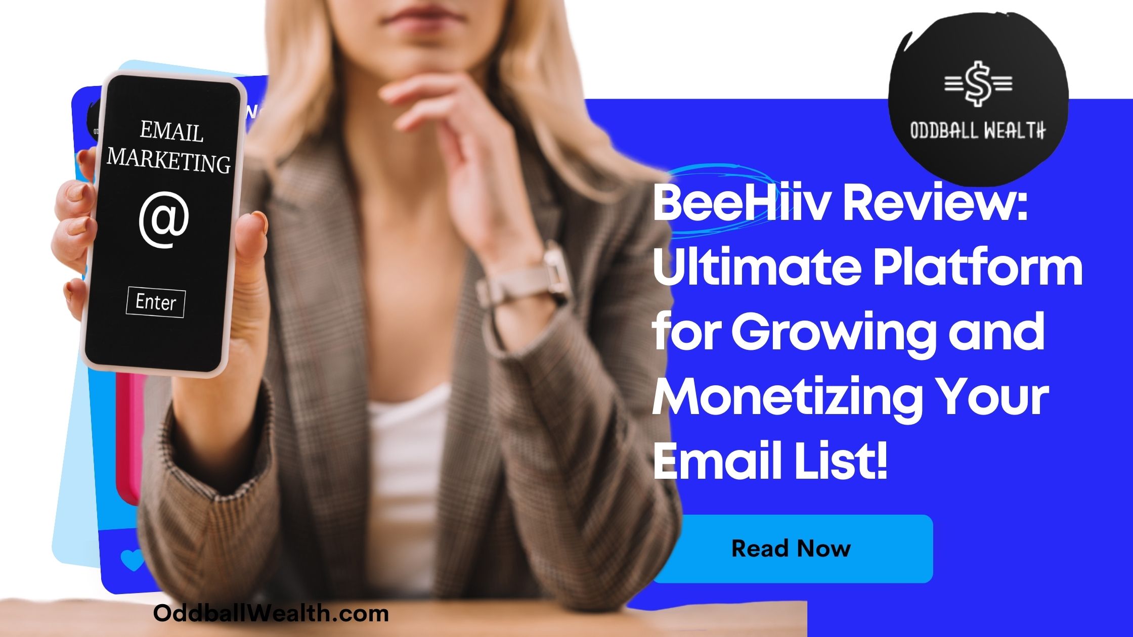 BeeHiiv review of the list building and email marketing platform.