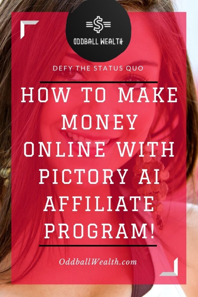 A professional using a laptop for affiliate marketing with Pictory AI.