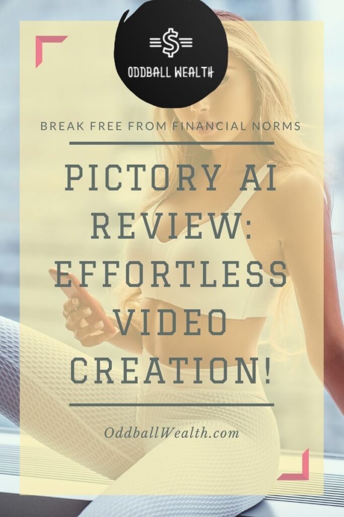 Pictory AI video creation tool in action