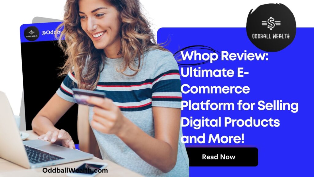 Whop review of Whop e-commerce platform interface