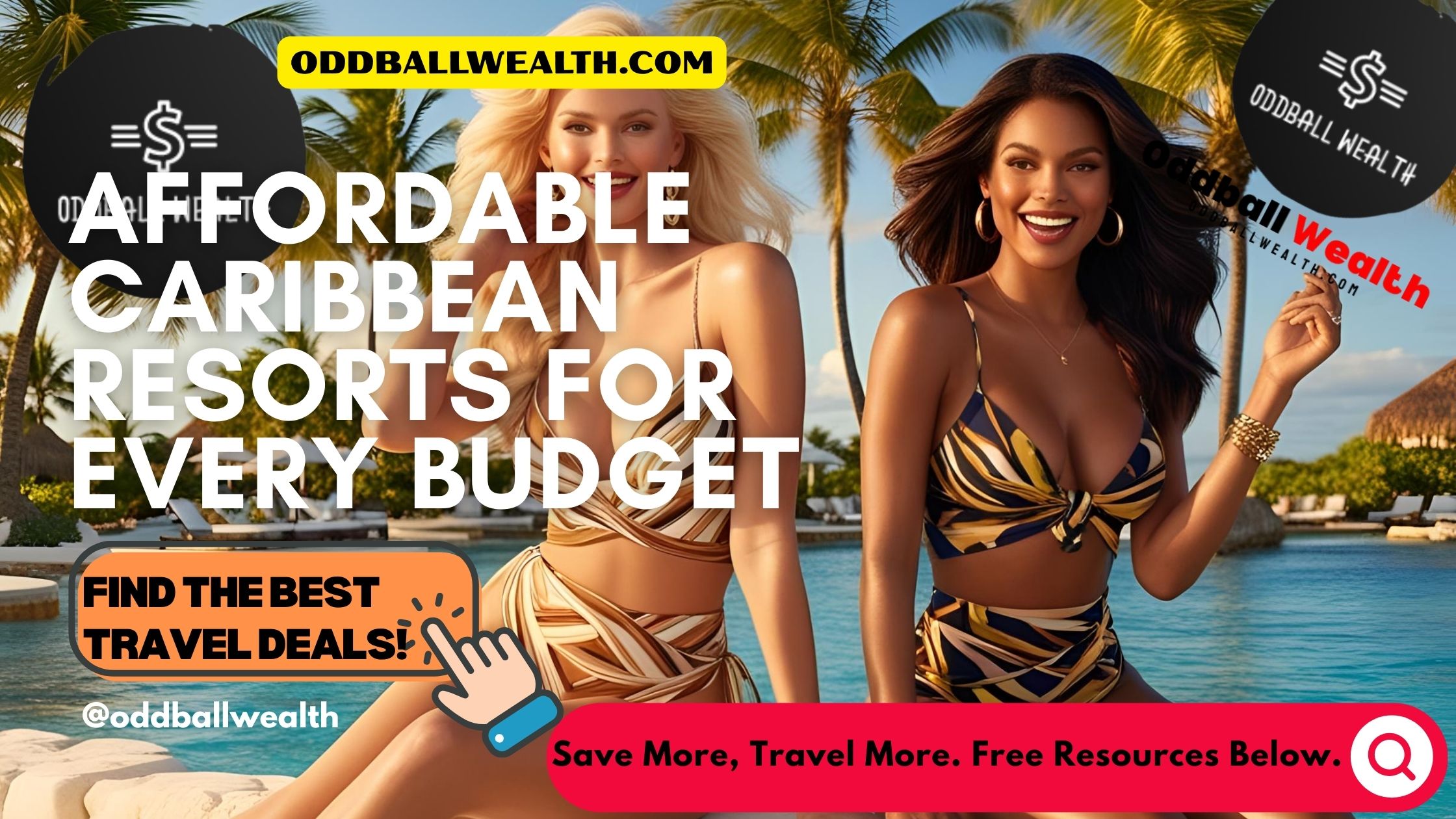 Relaxing at an affordable Caribbean resort