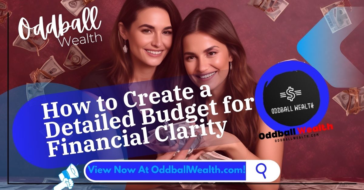 How to Create a Detailed Budget for Financial Clarity? A person meticulously working on a detailed budget spreadsheet on their laptop.