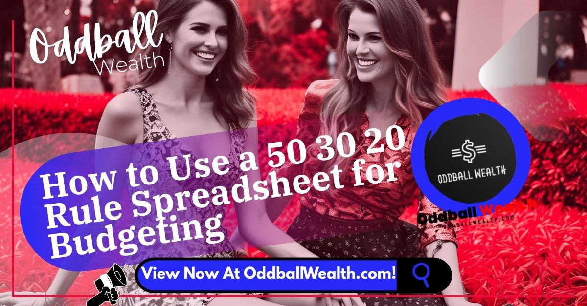 How to Use a 50 30 20 Rule Spreadsheet for Budgeting, Saving Money and Financial Planning? A person efficiently managing their budget using a 50 30 20 rule spreadsheet on their computer.