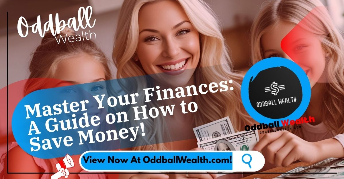 How to Master Your Finances and Build Wealth: A Guide on How to Save Money! A piggy bank with coins spilling out, illustrating the concept of how to save money.