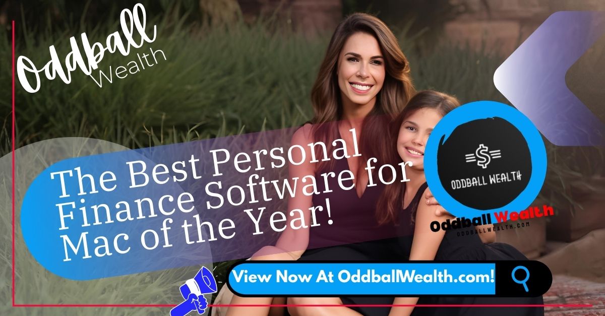 An award for "Best of Apps of the Year" next to the logo for the best personal finance software for Mac.