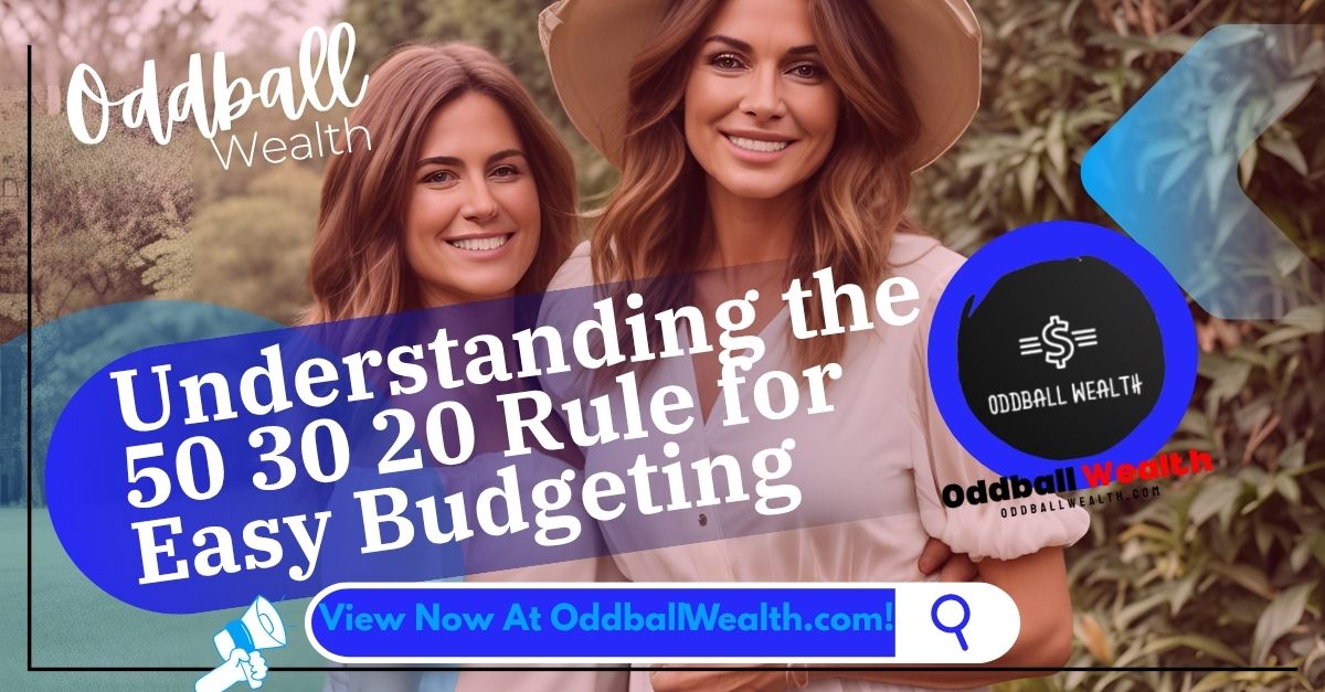 Ultimate Guide to Understanding the 50 30 20 Rule for Easy Budgeting & Saving Money! A pie chart illustrating the 50 30 20 rule with clear labels for needs, wants, and savings.
