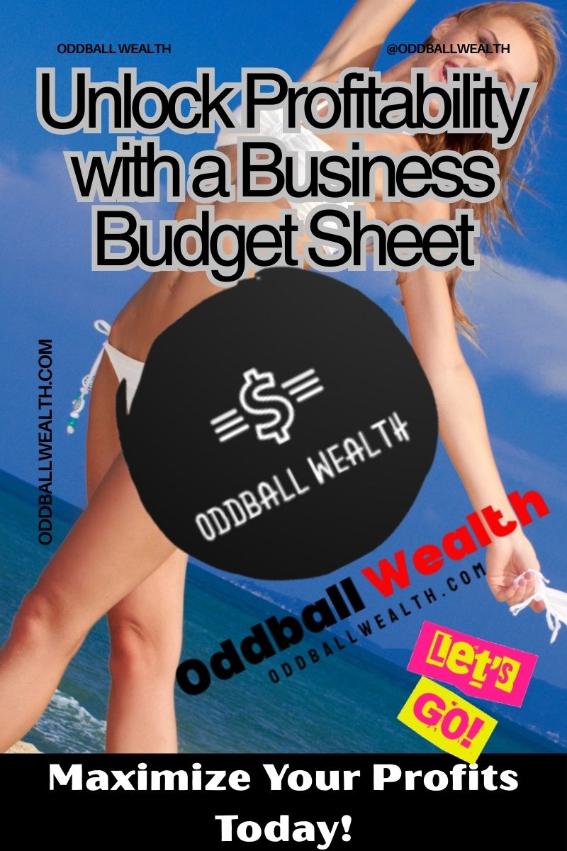 How to Unlock Profitability with a Business Budget Sheet